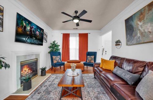 Prosperity Church Road House | Updated University Area Home with Hot Tub Near Charlotte Your Perfect Retreat