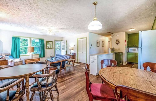 Lake Junaluska House | Upstairs, dog-friendly retreat with forest views, full kitchen, plus pool access