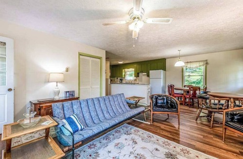 Lake Junaluska House | Upstairs, dog-friendly retreat with forest views, full kitchen, plus pool access