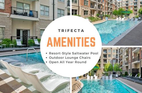 Third Ward Apartment | Uptown 4th Ward Luxury Apt Year-Round Pool