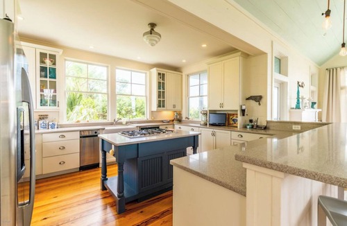 East Beach House | Visit Bald Head Island in March. Peaceful porches with stunning ocean view!