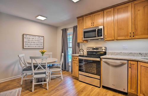 Saluda Apartment | Walk to Dining: Saluda Main Street Retreat!