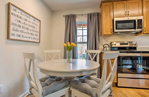 Saluda Apartment | Walk to Dining: Saluda Main Street Retreat!