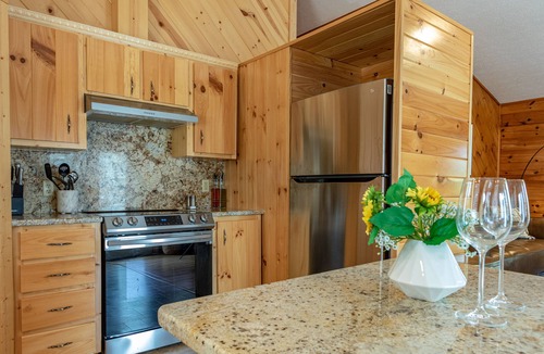 Waynesville Cabin | Wandering Bear Cabin w/Hot Tub & Mountain Views!