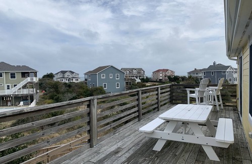 Ocean Hill House | Water Music OBX: Ocean views, easy beach access, private pool. Pet friendly.