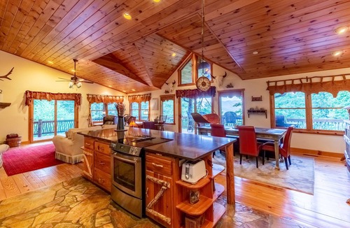 Whittier House | Waterfall Vista - A Luxurious Mountain Home Nestled in the Heart of the Smokies!