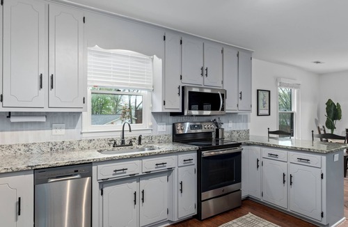 Sherrills Ford House | Waterfront Home w/Hot Tub, Dock, Fire Pit & More! Experienced Super Host!