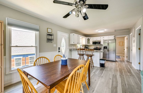 New London House | Waterfront Badin Lake Getaway: Boat Dock, Fire Pit