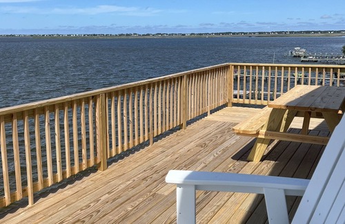 Colington Harbour Cottage | Waterfront Cottage! With Sunrise and Sunset!