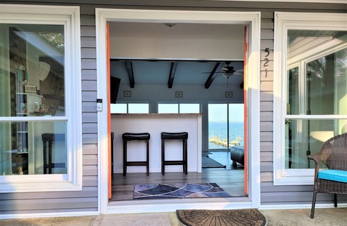 Minnesott Beach House | Waterfront Home W/Private, Soft Sandy Beach & 300' Dock