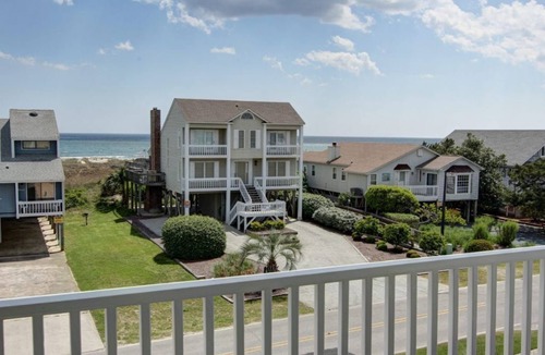 Holden Beach House | Welcome Home: Beautiful 2nd Row Home - Private Pool - Gas Fireplace!
