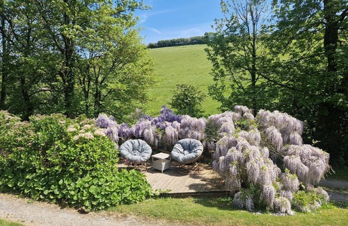Burgh Island Cabin | Willows - charming cabin in private peaceful valley near Bantham in South Devon
