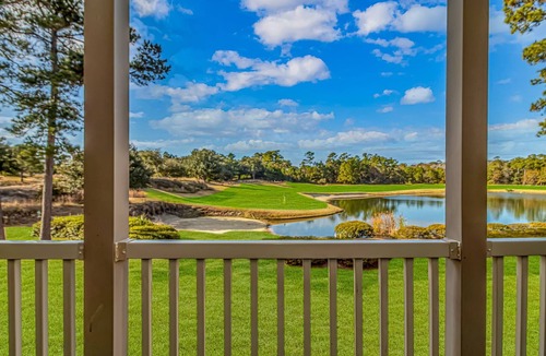 Pawleys Island Condo | Winter Sale! Lake & Golf Course Views from your Private 2nd floor patio