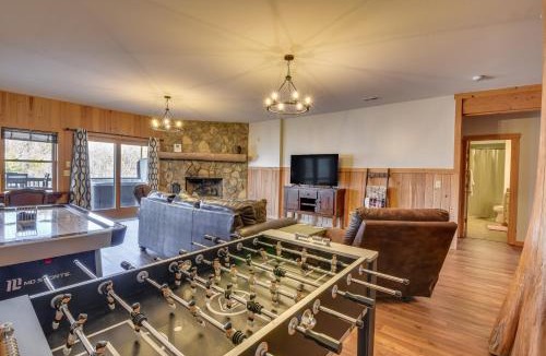 Sapphire House | Wooded Cabin Mtn Views, Hot Tub and 2 Decks!