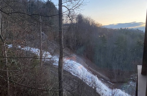 Lake Toxaway Condo | Wow! Condo Directly Overlooking Toxaway Falls!!