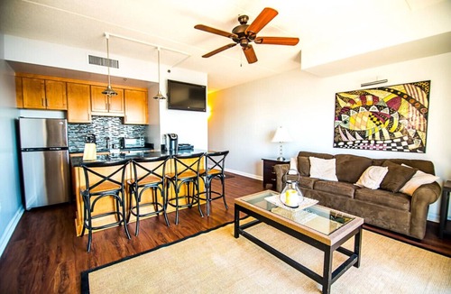 Downtown Wilmington Apartment | WSR-12 Riverfront balcony views.