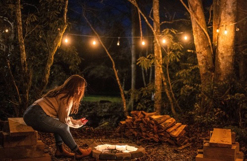 Brevard Apartment | Yurt Stay - Sauna - Creek View - Firepit