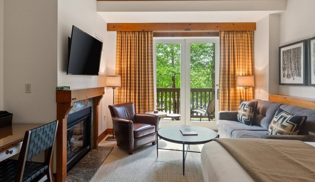 1206 Studio Inside Lodge At Spruce Peak 2nd Floor Spruce Peak & Village Views in Stowe