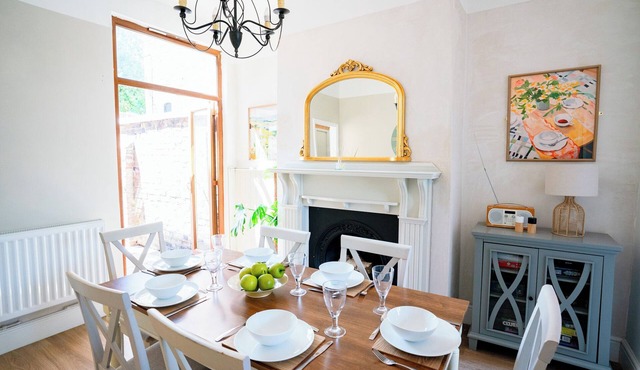 A Large and Elegant Victorian townhouse with a beautiful walled garden