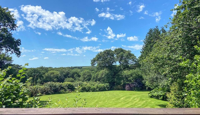 A peaceful haven with a summerhouse and just minutes from Mevagissey and Fowey.