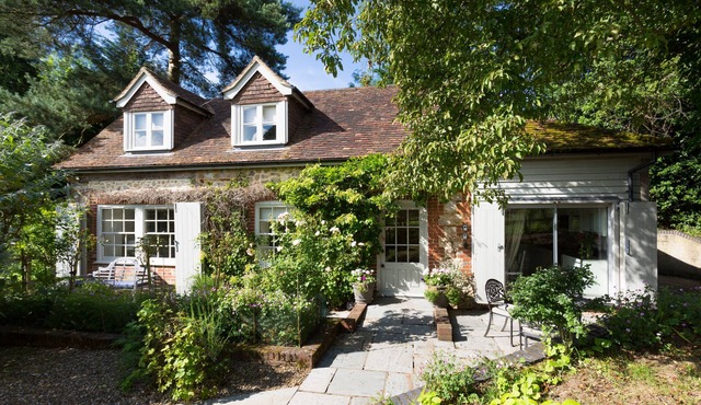 A recently converted Kent ragstone coach house near Sevenoaks.