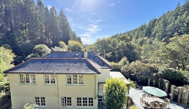 Amazing 4bedroom dog/family friendly lodge with hottub/fire bowl in Cornish wood