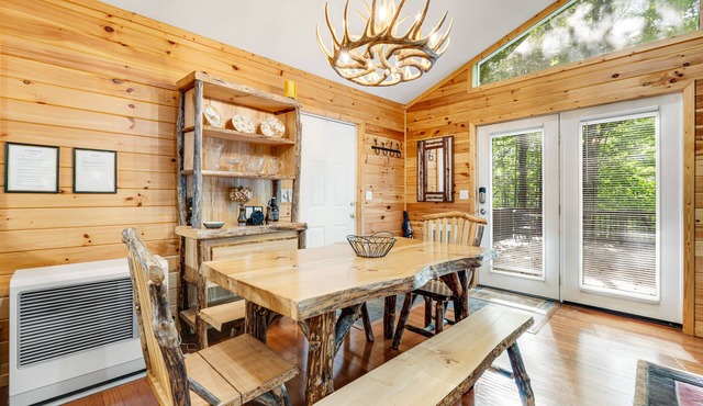 Chalet w/Rustic Decor, Fireplace, & Multiple Decks - Near Skiing