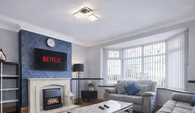 Charming 3-bedroom apartment in pleasant Newcastle upon Tyne