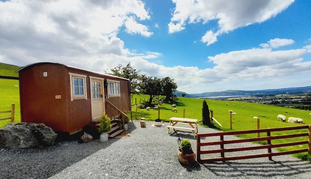 Croft head Shepherd's hut on traditional Lakeland farm