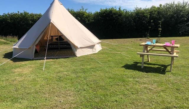 Crooked Oaks Bell Tent Glamping in North Devon