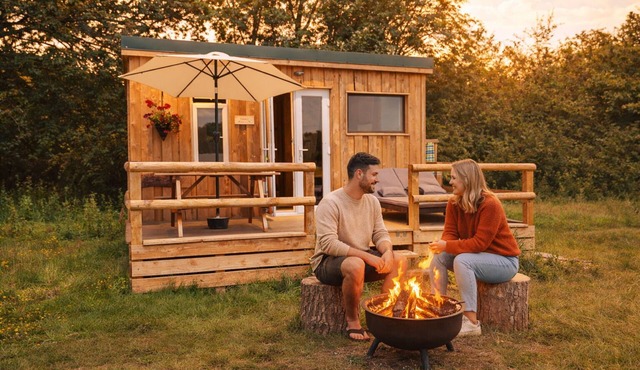 Dartmoor Family Cabin sleeps 2 adults , 2 children