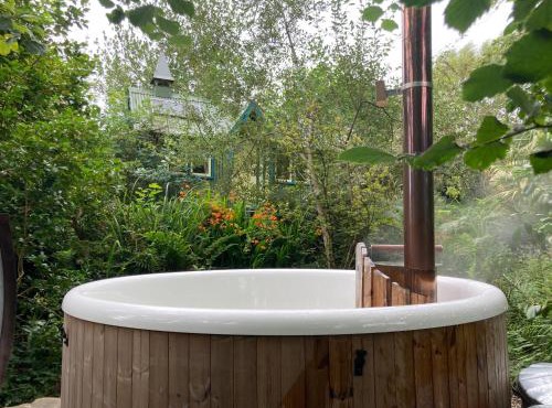 Enchanting Hand Painted Tabernacle with Hot Tub