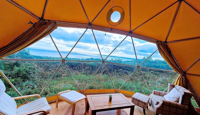 Geodesic Dome With Sea Views
