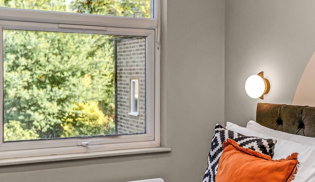Glam Compact Studio with Chic Kitchenette