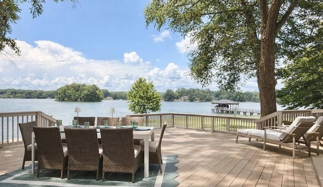 Lakefront Home w/Deep Water Dock, Firepit, Kayaks