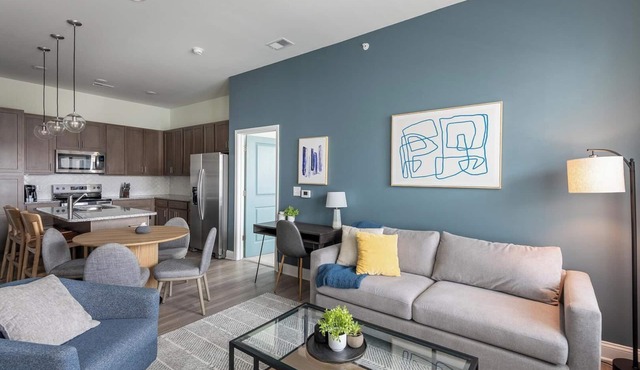 Landing | Chic 2BD, Pool, Gym