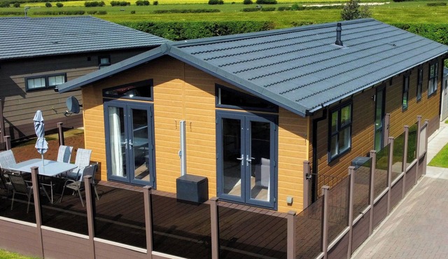 LODGE 18 - THE PINES, pet friendly, with a garden in Runswick Bay