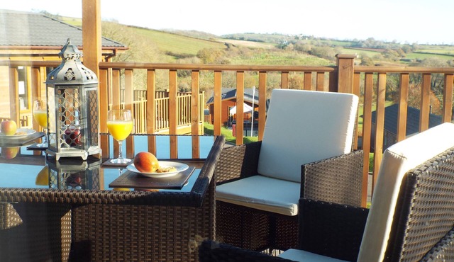 luxury 2 - 6 Person Pet Friendly Lodge cw Hot Tub 5* Devon Hills Country Park