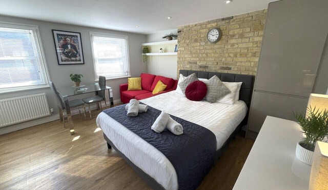 Modern Studio in Central Cambridge - Kingsize bed