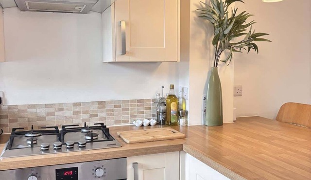 Peace and comfort in town house close to station