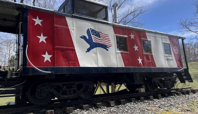 Romantic Caboose Great for Glamping Experiences in North Carolina
