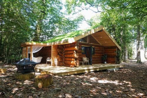 Secluded Hand Crafted Log Cabin