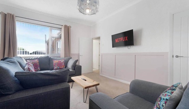 Stylish 3BR Stay | Sleeps 9 by Stay With Us