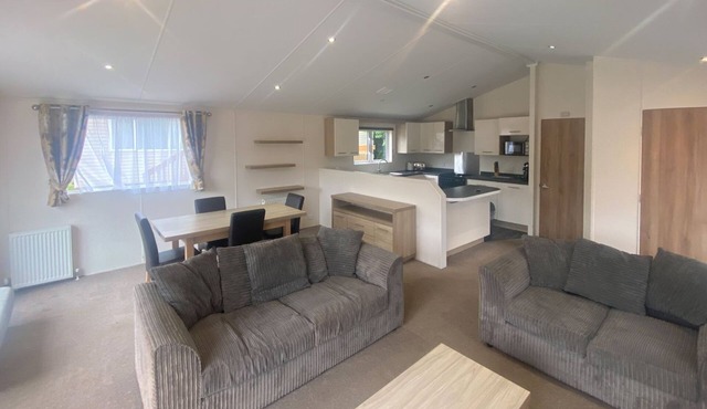 The Meadow Lodges are pet friendly, traditionally styled 2 bedroom lodges.