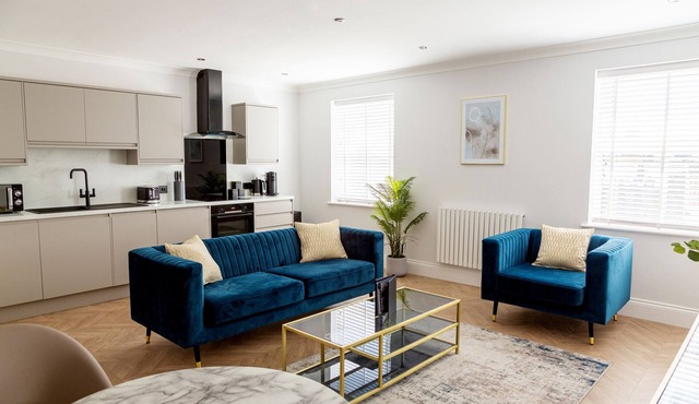 The Salisbury Luxury Deluxe 1 Bedroom Apartment with late check out & early check in