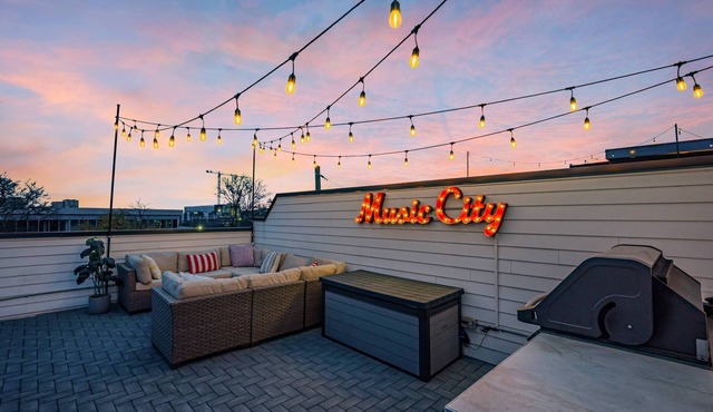 Ultimate Rooftop Double Games BBQ Skyline Views