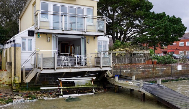 Unique waterside home in stunning location.