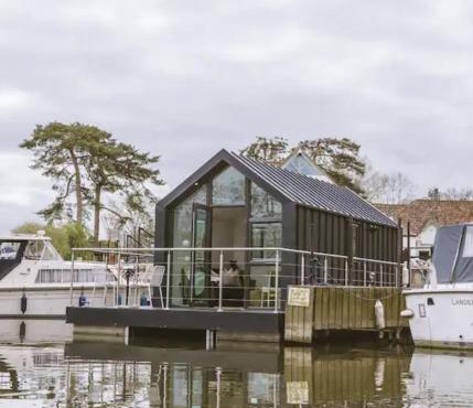 Water Cabin With Water Sports Equipment and Bikes, Bath