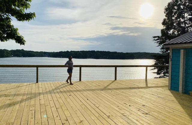 New Waterfront Cabin on the Large Sundeck #24 cabin