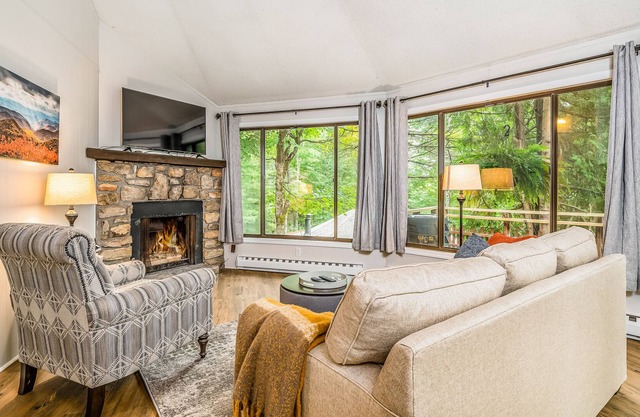 Unique, Dog-Friendly Home in the Woods w/ a Deck & Forest View - Near Skiing